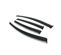 Sourcils de fenêtre de voiture Compatible Pour Honda CRV CR-V 2007-202 Déflecteur de fenêtre pare-pluie garniture de moulage en acier inoxydable(2017-2022)