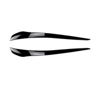 Sourcils de Phare pour BMW Série 3 E92 E93 LCI 2010-2012, couvercles de paupières de Voiture, ABS Noir Brillant, Couvercle de Lampe de Phare, Garniture de Voiture