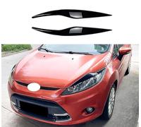 Sourcils de Phare pour Ford Fiesta Ⅵ MK6 2008-2012, 2 PCS Kit de Carrosserie de Paupière de Sourcil de Phare de Voiture ABS