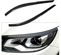 Sourcils de Phare pour VW Tiguan MK1 2011-2016, 2 PCS Kit de Carrosserie de Paupière de Sourcil de Phare de Voiture ABS