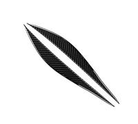 Sourcils de phares en carbone Paupières Garniture Couverture Décoration Sticker style 1 paire pour F30 F34 Série 3 320i 325i 316i Léger Anti-rouille Inalterable par la couleur Autocollant Protection A