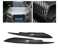 Sourcils de phares KWAYA pour Audi A4 B7 S4 2005 2006 2007 2008 2 pièces ABS Kit de Corps de paupières de Sourcils de Phare de Voiture