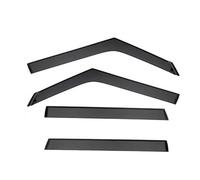 Sourcils de Pluie de Voiture Convient pour KIA Soul AM 2008-2019 Pare-Soleil de fenêtre de Voiture auvent Pare-Brise fenêtre latérale Protection Contre la Pluie Pare-Pluie et déflecteur de Vent(K-02)