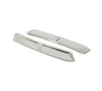 Sourcils de Roue de Voitur Pour Hyundai Pour Tucson 2021-2024 Garniture De Couverture Décorative Pour Extérieur De Voiture Roue Avant Et Arrière Sourcils Côté Carrosserie(Front silver)