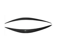 Sourcils décoratifs pour phares avant 1 paire de paupières, sourcils, couvercles, garniture phare en fibre carbone véritable, adaptés à Infiniti FX35 FX37 QX70 FX50 2009 sourcils de phares