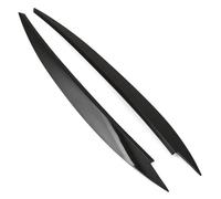 Sourcils décoratifs pour phares avant Lot de 2 caches phares en ABS chromé pour Volkswagen, pour VW Golf 7 MK7 GTI R, accessoires sourcils de phares