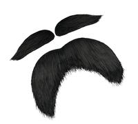Sourcils et Moustaches Jaunes | Faux Accessoires de déguisement d'halloween pour Adultes Jeu de rôle Barbe Sourcils - pour Adultes Cosplay Fête Carnaval Festival Mascarades Noël Théâtre