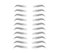 Sourcils - Faux sourcils temporaires avec traits semblables à des cheveux, instantané pelable pour une forme naturelle des sourcils, idéal pour les femmes et les hommes qui ont des sourcils