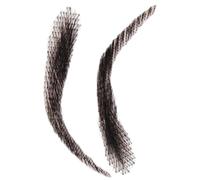Sourcils marron clair - Sourcils faits à la main en cheveux humains - 1 paire de faux sourcils en dentelle - Autocollants à sourcils naturels réutilisables - Extensions de cheveux respirantes