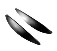 Sourcils phare noirs Pour Astra H Pour MK5 2004-2009 Phare Av&ant Voiture Lampe Sourcils Paupières Moulage Capots Bordure
