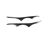 Sourcils phare noirs Pour E92 Pour E93 Pour 335I 2006-2012 Phare Voiture Lampe Frontale Sourcil Paupières Autocollant Revêtement Habillage