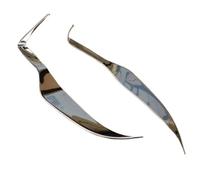 Sourcils phare noirs Pour Forester Pour SJ 2013-2016 Phare Av&ant Sourcil Couverture Lampe Décoration Garniture Ch&rome Voiture Style Accessoire