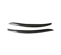 Sourcils phare noirs Pour Série 3 Pour E92 Pour E93 2006-2012 Lampe Frontale Av&ant Garniture Lumière Fiber Carbone Phare Paupière Sourcil