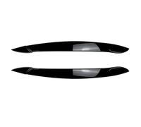 Sourcils phare noirs Pour X5 Pour E70 2008-2013 Phare Sourcil Paupière Garniture Lampe Couverture