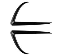 Sourcils Phare Paupières Autocollant couverture pare-choc à sourcils léger garniture lame Av&ant voiture décoration phare antibrouillard ABS pour Model 3 Y 2017 - 2023