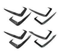 Sourcils Phare Paupières Autocollants de bande de phare antibrouillard de couverture de garniture de calandre de pare-chocs Av&ant de voiture pour A4L S4 B9 2017-2019