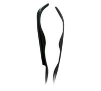 Sourcils Phare Paupières Couverture de lampe frontale en Fiber de carbone véritable garniture de sourcil pour série 3 E46 2 portes coupé