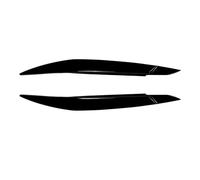 Sourcils Phare Paupières Garniture couverture sourcils lampe phare voiture pour X6 E71 2008-2014 couvercles paupières phare voiture brillant