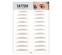 Sourcils ressemblant à des cheveux 4D - Autocollants pour sourcils naturels marron 4D | Autocollant de sourcils façonnant le toilettage dans le style de l'arc pour les femmes et les filles