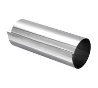 sourcing map 0.05x150x1000mm 304 Inoxydable Acier Rouleau Feuille Fine Plate Feuille Papier-Aluminium pour Artisanat, Électronique Equipement, Argenté Tone