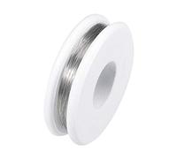 sourcing map 0.12mm 37AWG Fil Résistance Chauffage Nichrome fil pour élément chauffant 33'' long
