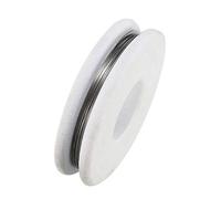 sourcing map 0.15mm 34 AWG Superfine fil résistance chauffage FeCrAl pour élément chauffant 5 mètre long fil chauffant