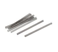 sourcing map 0.3mmx2mmx40mm acier inox 304 Compression Ressort Argenté 10pc