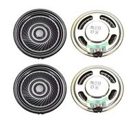 Sourcing map 0.5 W 8 Ohm DIY Haut-parleur magnétique 36 mm Forme ronde de Remplacement de Haut-parleur 4pcs