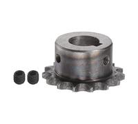 sourcing map 06B Rouleau Chaîne Pignon 15T Pas 3/8" A3 Carbone Acier