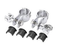 sourcing map 1"~1" 1/4 sabot moteur étant autoroute pour monter colliez pour Chrome pour Harley