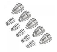 sourcing map 1,1 mm P80 Électrode de découpe plasma consommable Cutter Torche Buse et électrode de coupe plasma, pour machine de découpe plasma d'air, 5 pièces