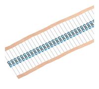 sourcing map 1/2W 100 Ohm Résistance film métallique 0.5W 1% Tolérance 5 couleur Bande 100Pcs