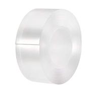 sourcing map 1-3/16 Pouce x 9.5ft Résistant Chaleur Acrylique Double Face Adhésif Ruban pour Écran Tactile Réparation 1mm Épaisseur Transparent avec Transparent Pellicule Protection