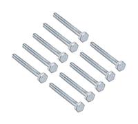 sourcing map 1/4-20x2-1/2 Vis à tête hexa boulon fix acie carbone classe 5 UNC 10pc