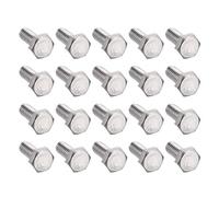 sourcing map 1/4-20x5/8" Boulon Hexagonaux Acier Inoxydable 304 Boulon à Vis Hexagonale 20pcs