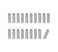 sourcing map 1.4x6mm Goujons Goupilles, 20pcs 304 Inox Acier Rond Tête Plat Chanfreiné Terminal Cheville Bois Superposé Lit Étagère Chevilles Support Étagères Attacher Éléments