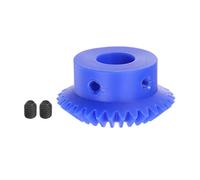 sourcing map 1.5 Module 30 Dents 15mm Interne Trou Conique Engrenage Conique 1:1 Plastique Engrenage avec M5 Fixation Trou et 2pcs M5 Ensemble Vis