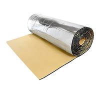 sourcing map 1.52㎡ 10mm Tapis d'isolant Thermique Auto Voiture Capot Porte Isolation Acoustique Amortisseur Mat 152x100cm