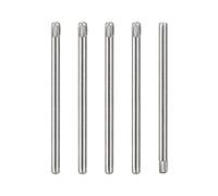 sourcing map 1.5x30mm 304 Inox Acier Goupilles, 5Pcs Molette Tête Plat Chanfreiné Terminal Goupille, Bois Couchette Lit Étagère Chevilles Support Étagères Fixe Éléments