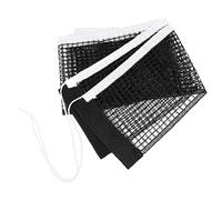 sourcing map 1,75 m Blanc Bord en Nylon Filet de Ping Pong Tennis de Table Noir