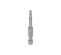 sourcing map 1/8" Hexagonal Tournevis Embout SAE 1/4" Hexagonal Tige 2" Longueur Magnétique S2 Acier Perceuses électriques Forets
