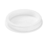 sourcing map 1 bouchon de trou en silicone, bouchons ronds imperméables en caoutchouc pour bouteilles de tuyau d'étanchéité de 80 mm, trou de bouteille de bain, blanc