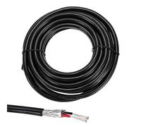 sourcing map 1 câble blindé UL2464 16AWG 5,5 m 300 V 2 conducteurs en PVC électrique CNC avec blindage double couche pour appareils ménagers