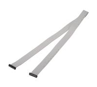 sourcing map 1 câble plat connecteur IDC, 26 broches, pas de 2 mm, longueur 1 m de long FC vers FC double connecteur femelle pour électronique industrielle, gris