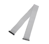 sourcing map 1 câble plat connecteur IDC, 34 broches, pas de 2 mm, longueur de 50 cm, double connecteur femelle FC vers FC, câble plat pour électronique industrielle, gris