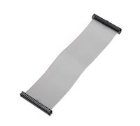 sourcing map 1 câble plat connecteur IDC, 40 broches, pas de 2 mm, longueur de 15 cm, double connecteur femelle FC vers FC, câble plat pour électronique industrielle, gris