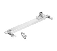 sourcing map 1 charnière de fenêtre de 33 cm, baleines de fenêtre à battant en acier inoxydable, charnières réglables à friction avec vis, argenté