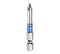 sourcing map #1 Embout de tournevis cruciforme PH1 à tige hexagonale de 6,35 mm de long avec tige de 0,5 cm de long, forets à tête cruciforme magnétique en acier S2 amélioré, outil de tournevis