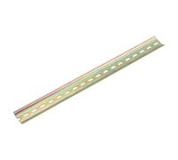 sourcing map 1 guide de montage en fer fendu pour rail DIN, 500 mm de long, 35 mm de large, 6,5 mm de haut, ton bronze