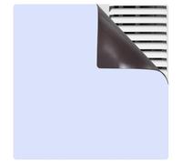 sourcing map 1 housse d'aération magnétique carrée de 25,4 x 25,4 cm pour grille d'aération de sol, mur, plafond (blanc)